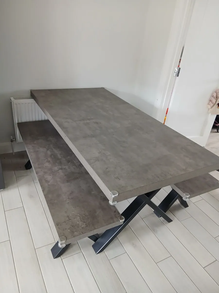 Table and benches - Image 1