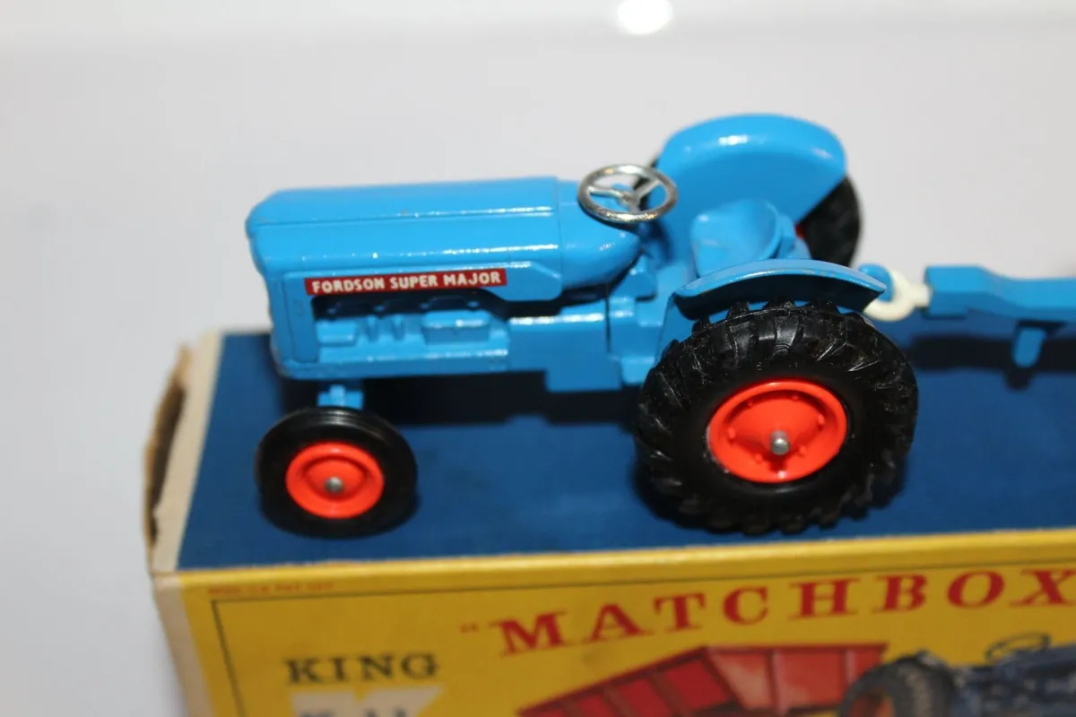 Rare Matchbox Kingsize Fordson Tractor & Trailer - Image 2