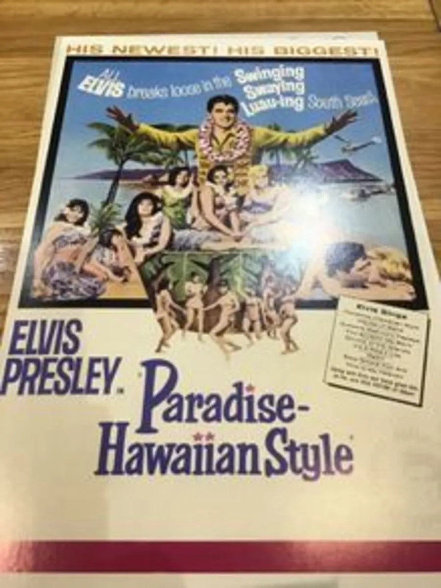 Rare Genuine Elvis Memorabilia - Film Poster