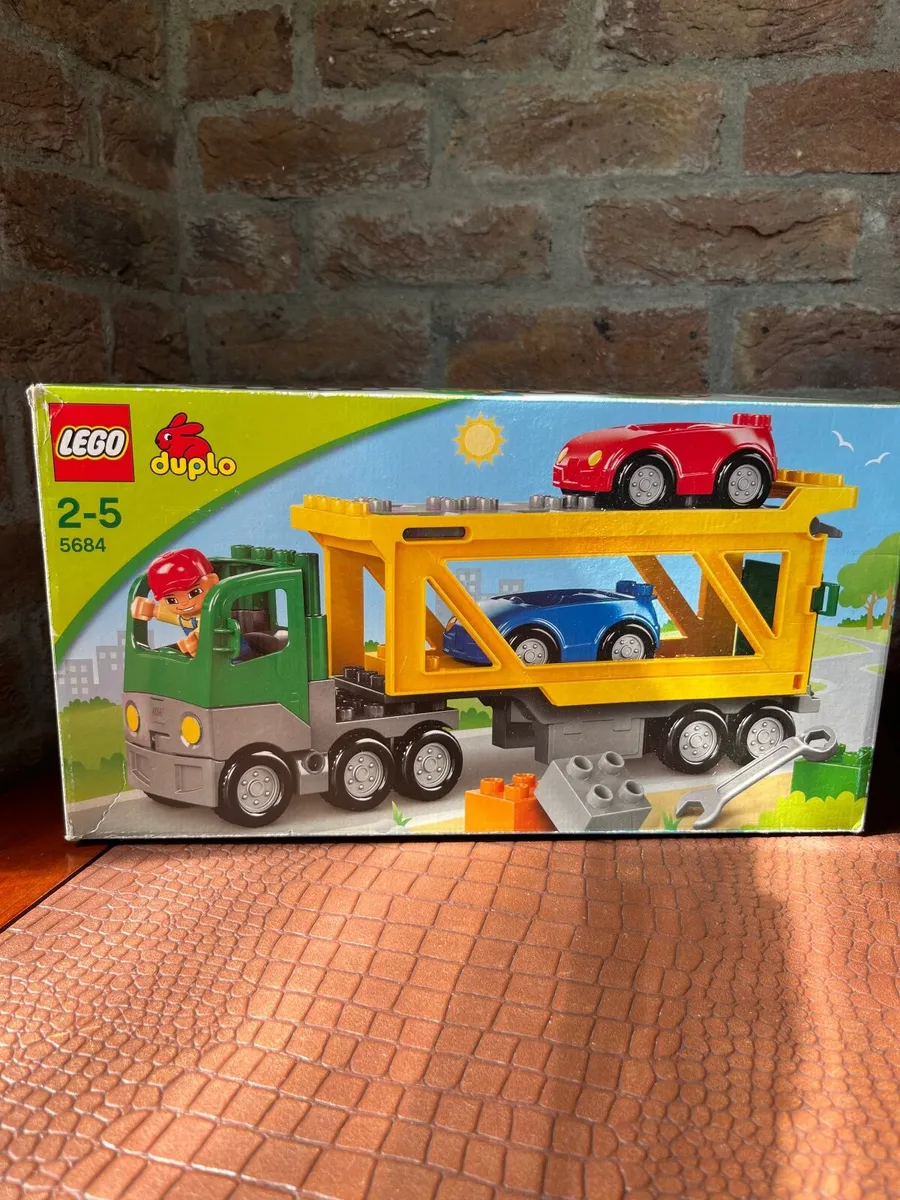 Lego Duplo Truck with Car Trailer - Image 3
