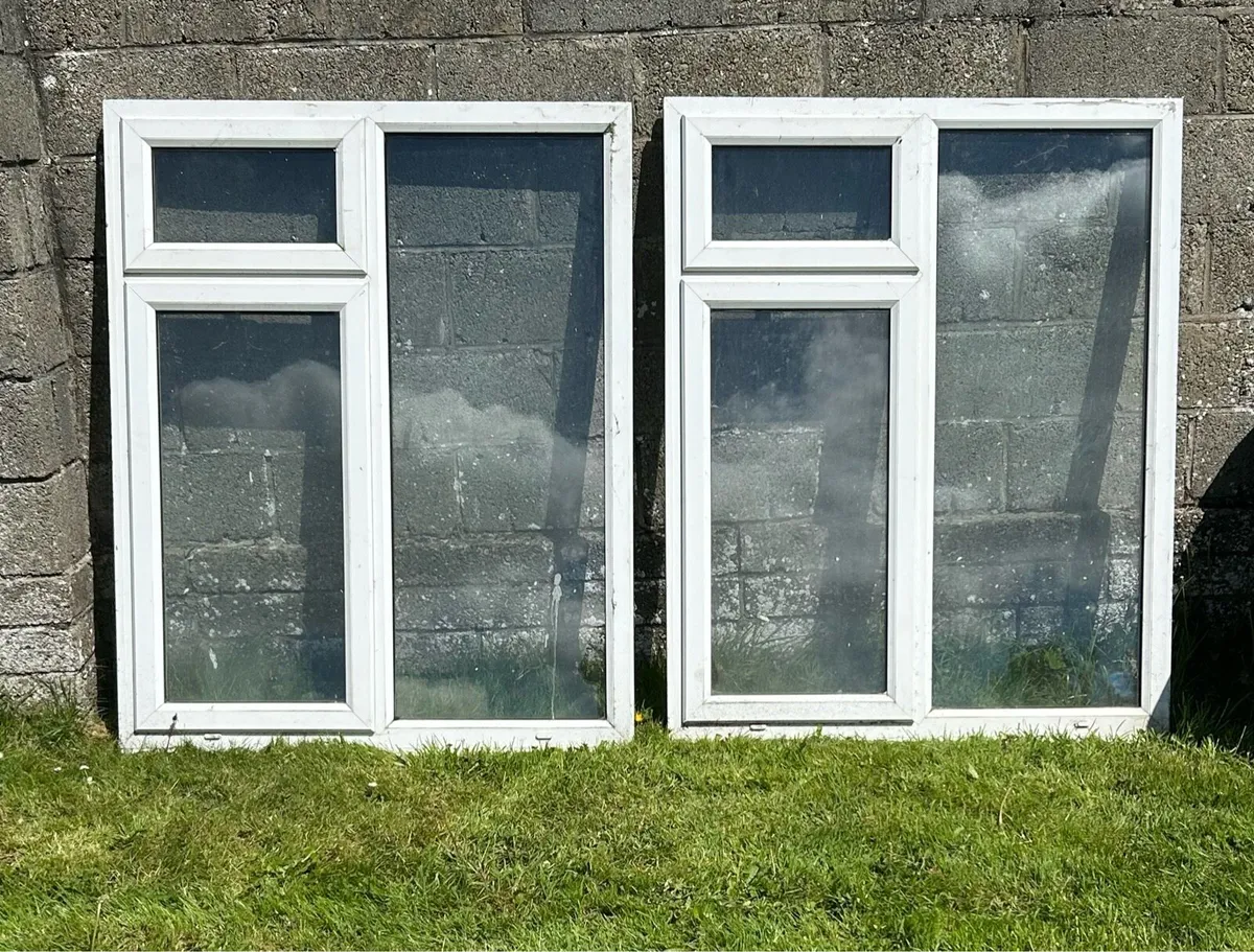 2 x uPVC windows
