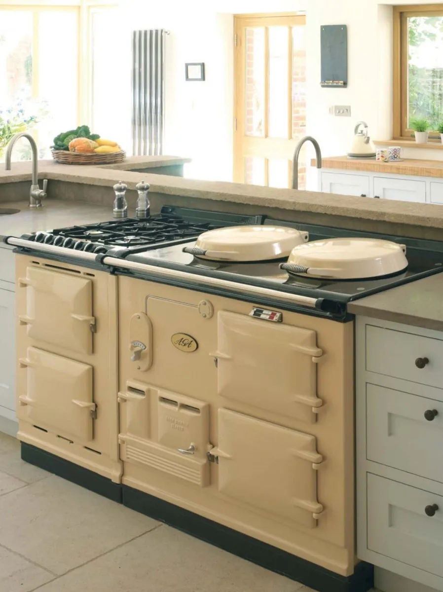 AGA Delux Anniversary Cooker and multi fuel module