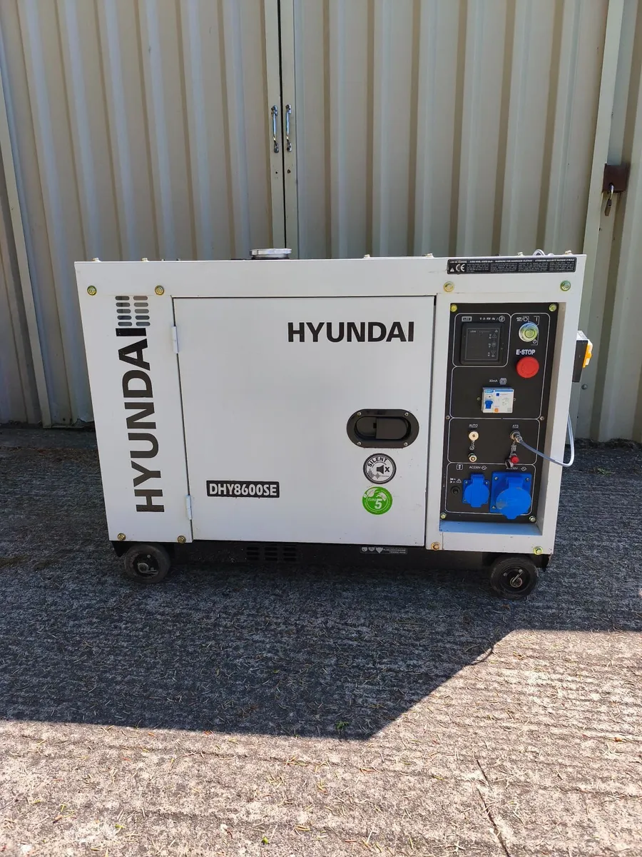 Diesel Generator-Hyundai Silent Pro 6.3KW - Image 2