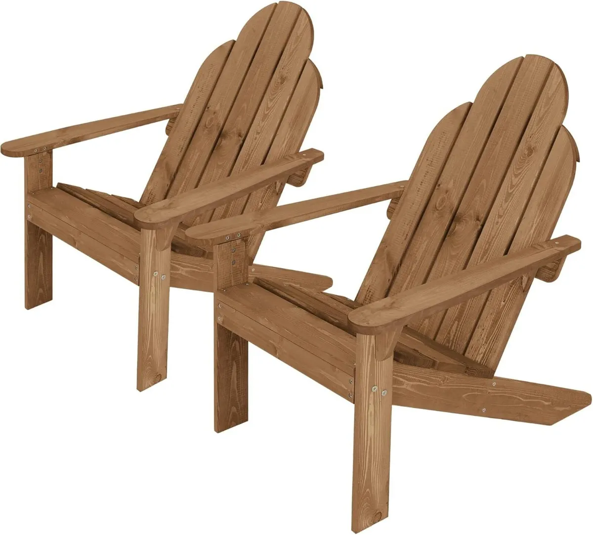 Set of 2 Adirondack Garden Chairs - Image 4