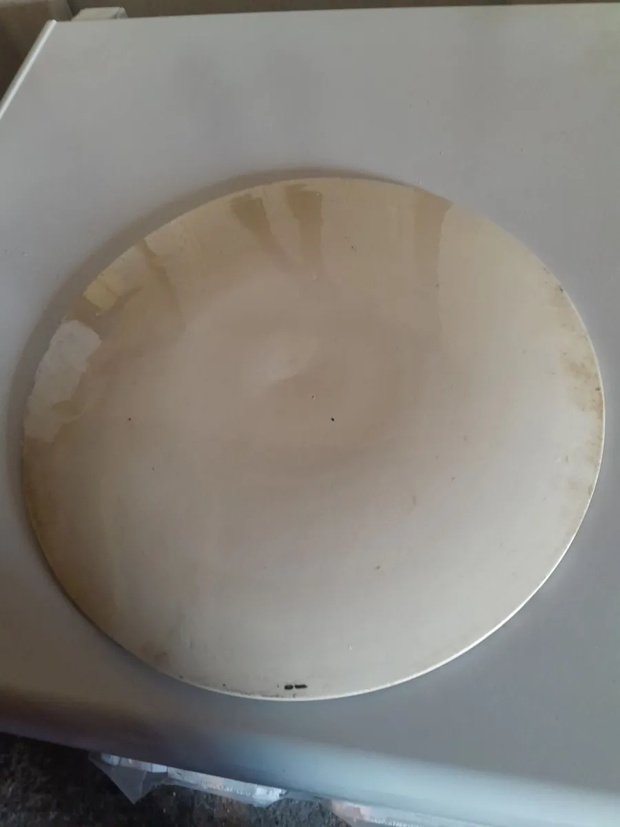 Two handpainted porcelain chargers - Image 2