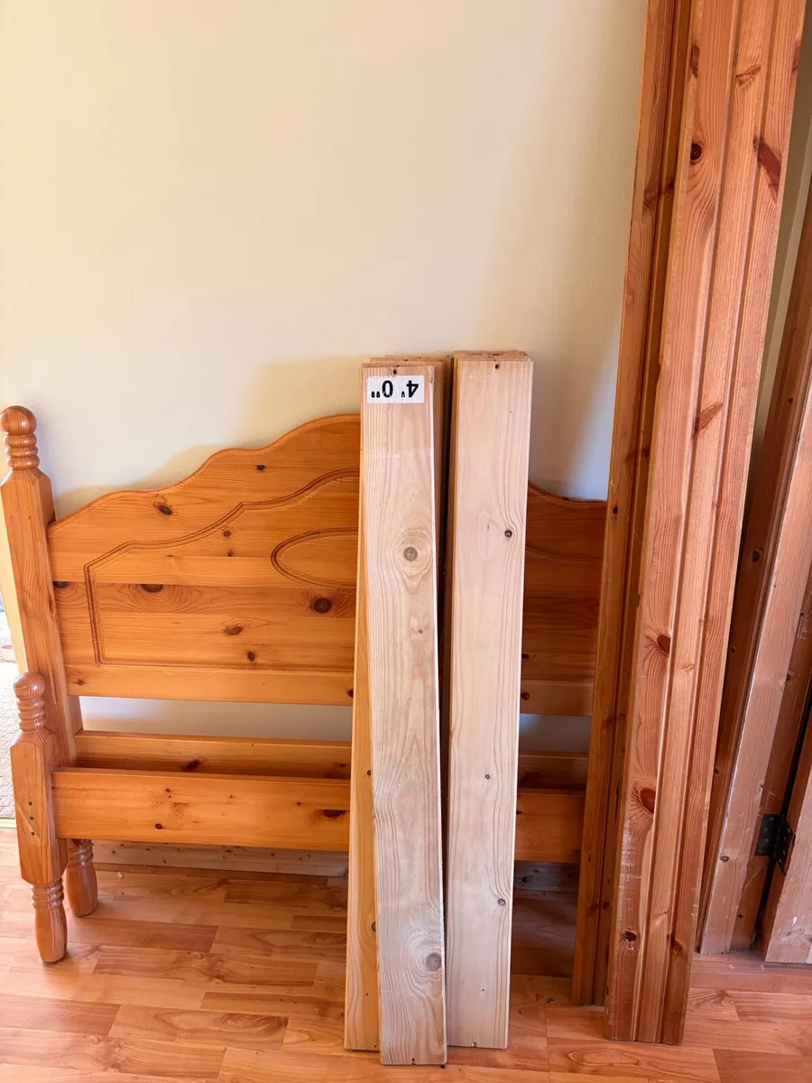 4 ft Pine Bed Frame - Must go by 24th May - Image 1