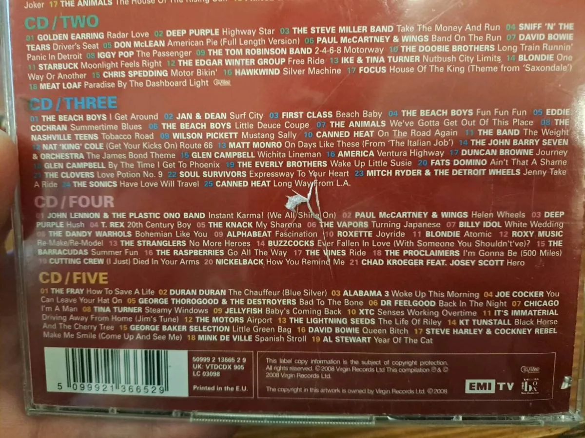 101 Driving Songs 5CD Box Set - Image 4