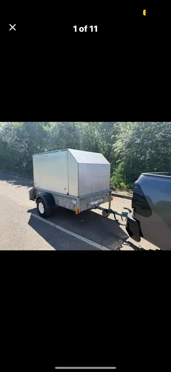 Ifor williams po6 single axle removable towvan box - Image 1