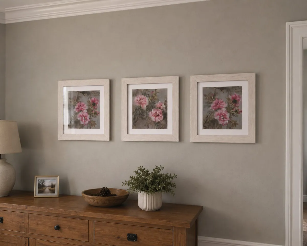 Set of 3 Framed Floral Wall Prints