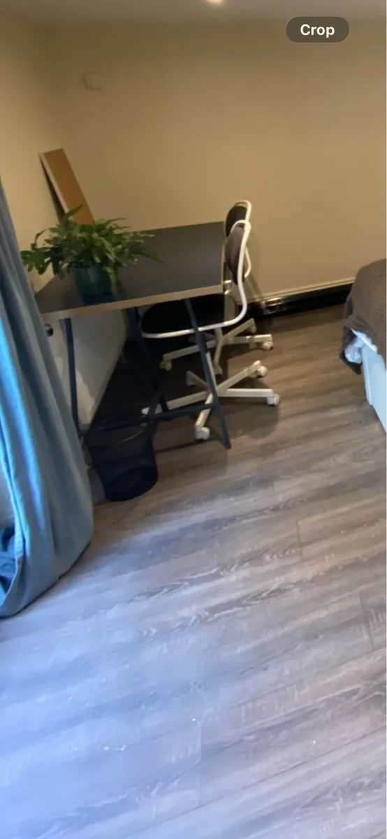 IKEA desk + 2 Swivel Chairs - Image 2
