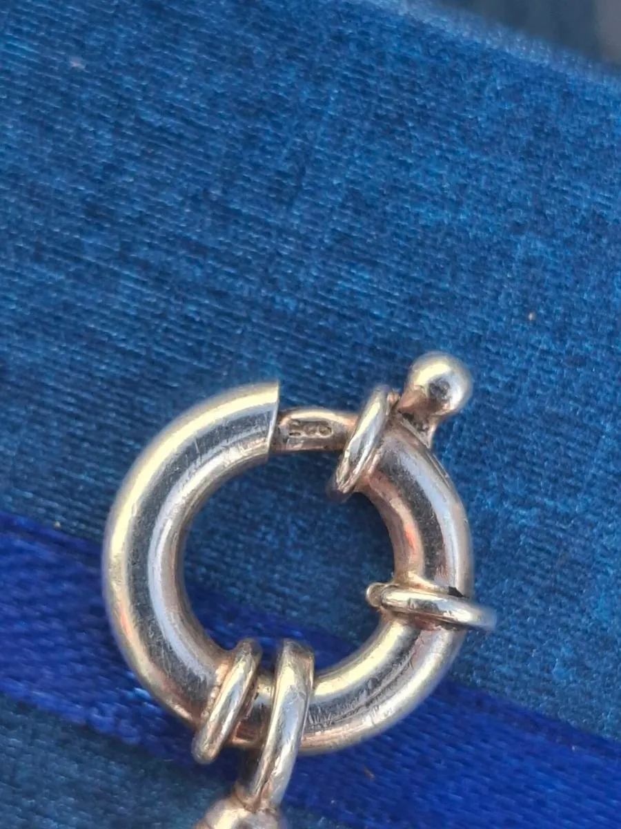 Lovely Vintage .925 Silver Wheat chain Bracelet - Image 4