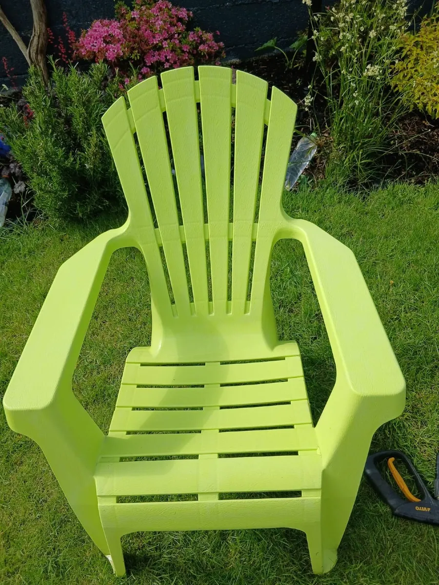 Stackable Plastic Garden Chairs - Image 2