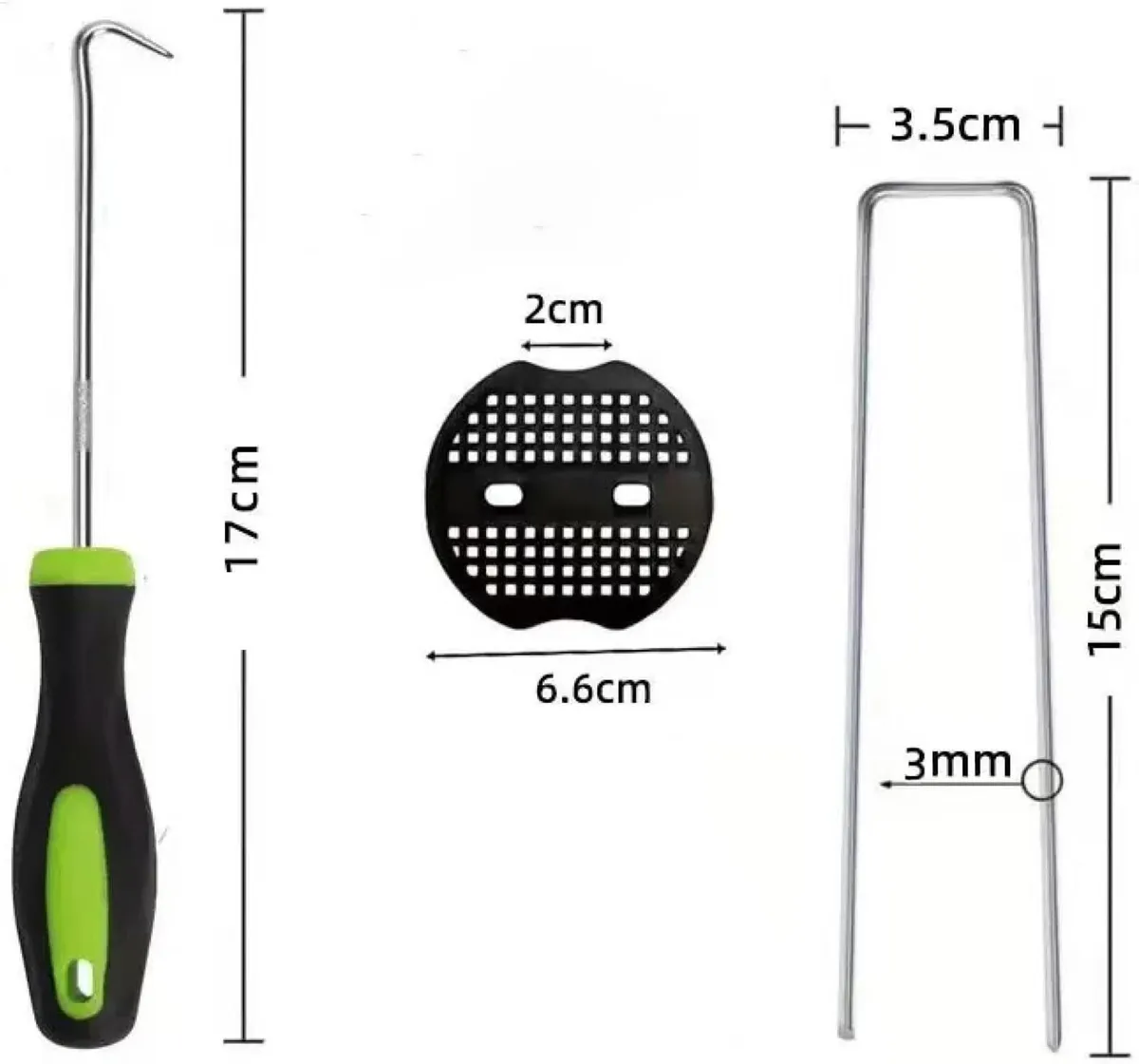 100 Piece Weed Membrane Peg Set - Image 1