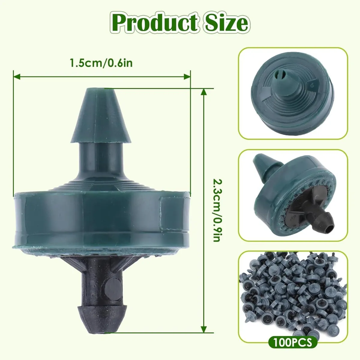 100 Piece Drip Irrigation Dripper Set - Image 1