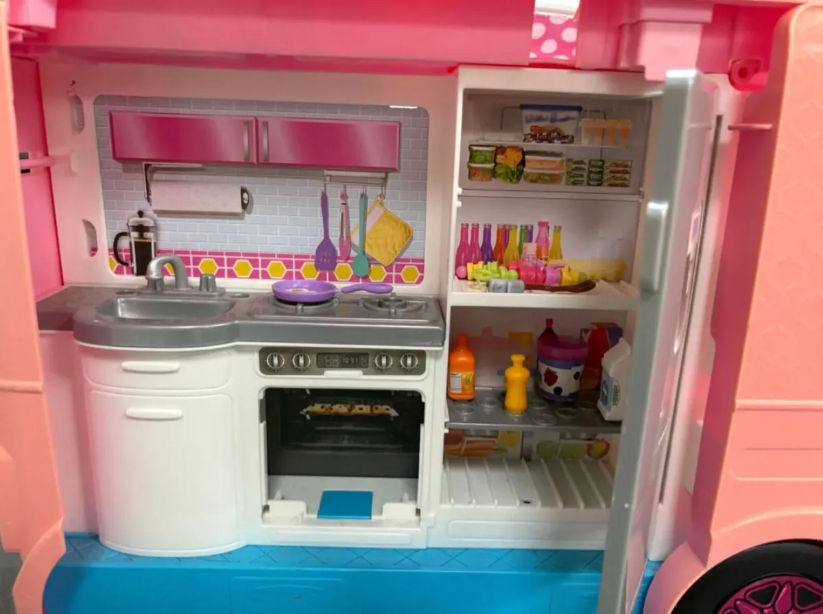 Barbie Campervan, Helicopter and Car - Image 3