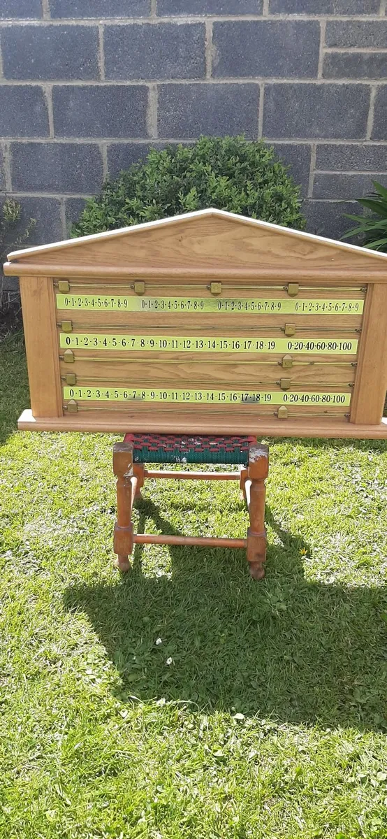 Snooker/Billiard/Pool Wooden Scoreboard - Image 3
