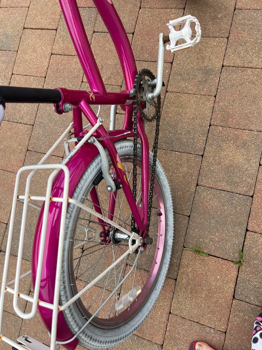 Girls Pink Bike - Image 3