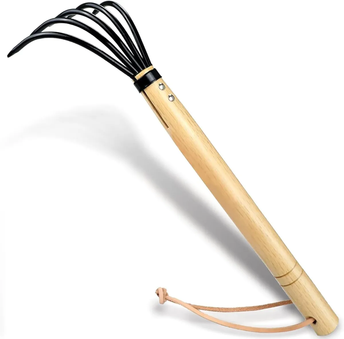 5 Claw Garden Rake Hand Tool - Image 3