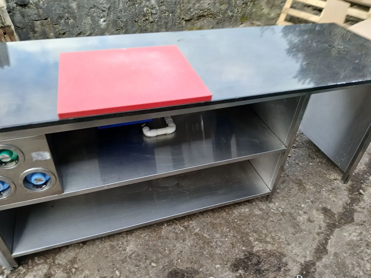 Staneless steel cabbinet table new delivered - Image 1