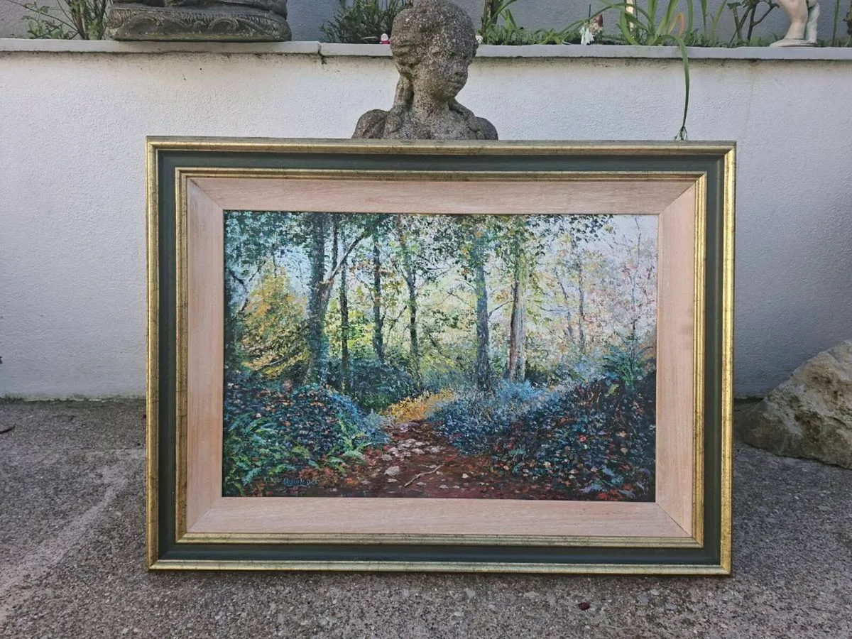 Stunning Impressionist Landscape Oil Painting - Image 1
