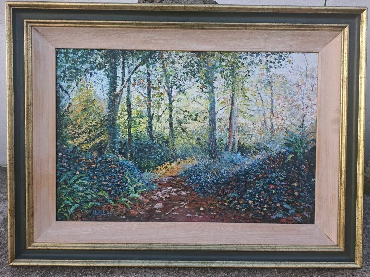 Stunning Impressionist Landscape Oil Painting - Image 2