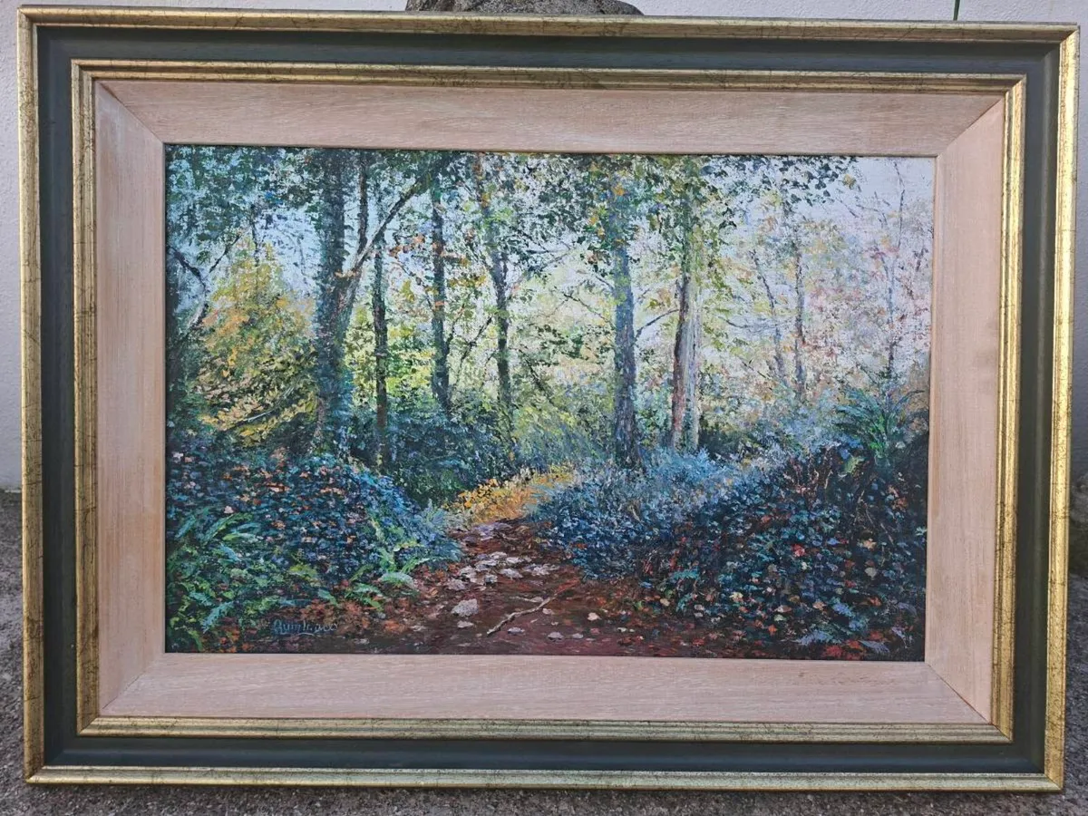 Stunning Impressionist Landscape Oil Painting - Image 3