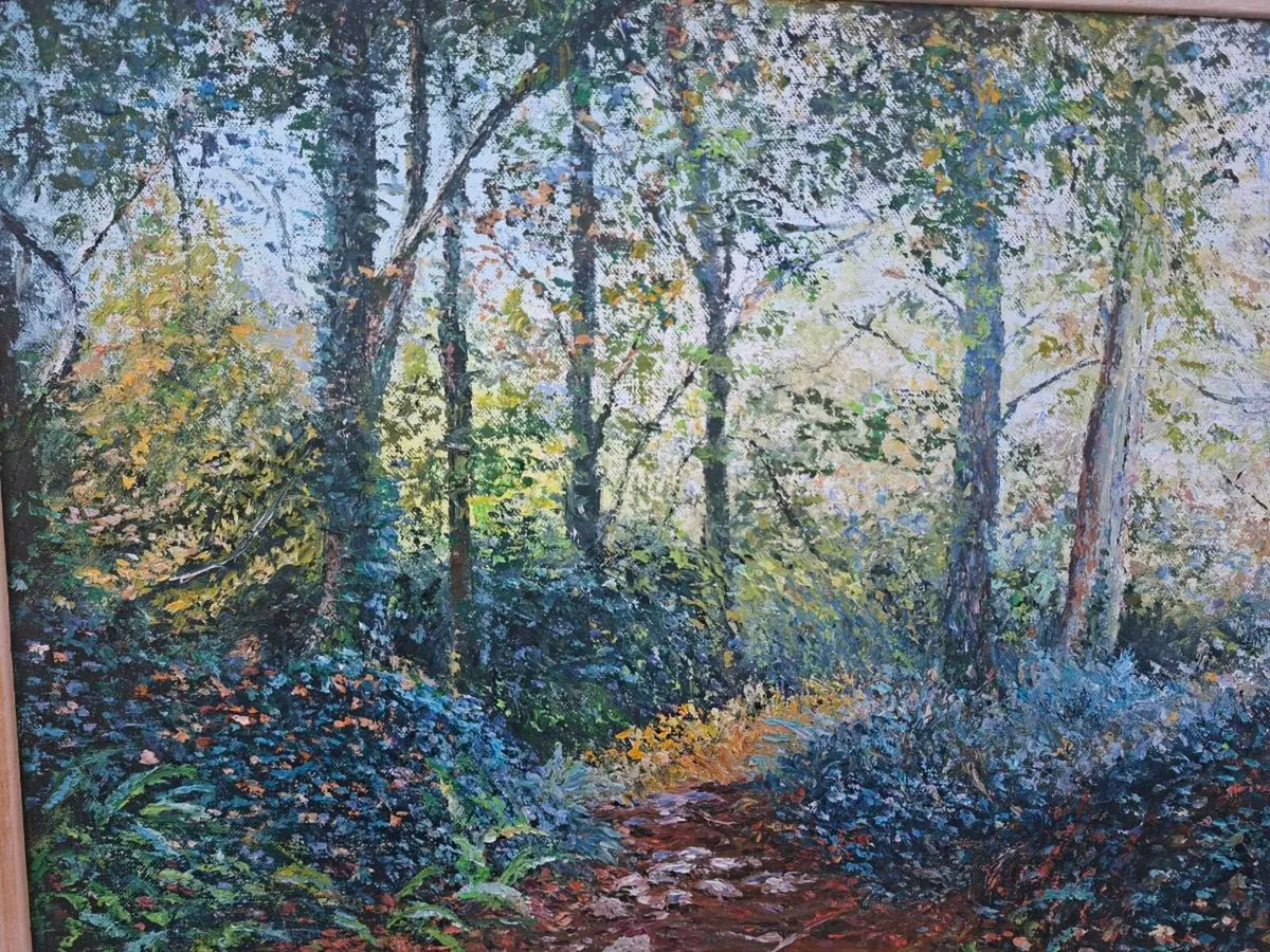 Stunning Impressionist Landscape Oil Painting - Image 4