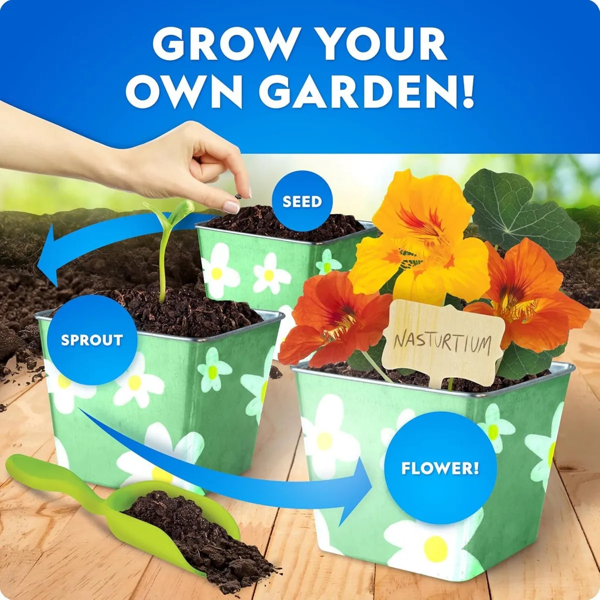 Flower And Herb Gardening Kit - Image 1