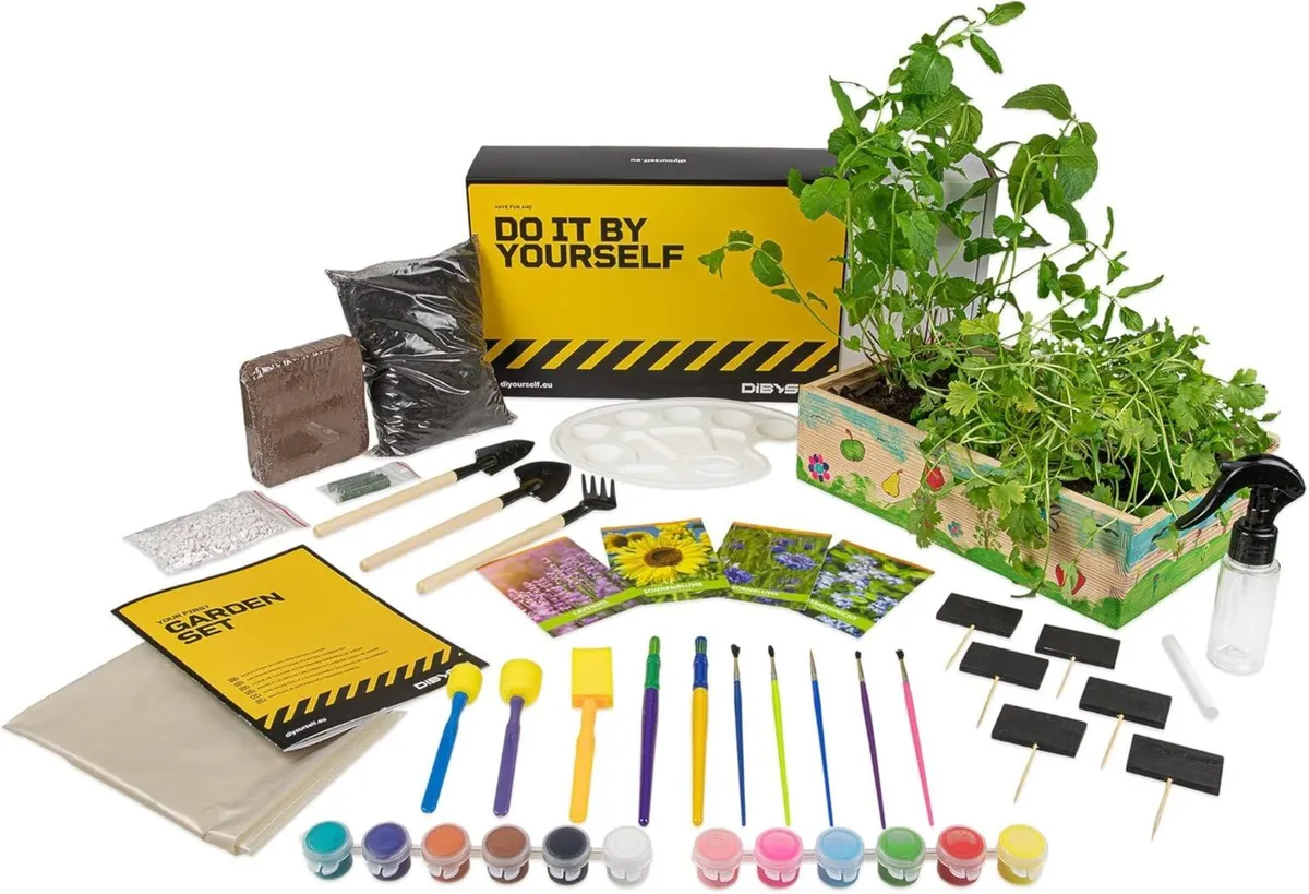 Complete Flower Seed Gardening Kit - Image 1