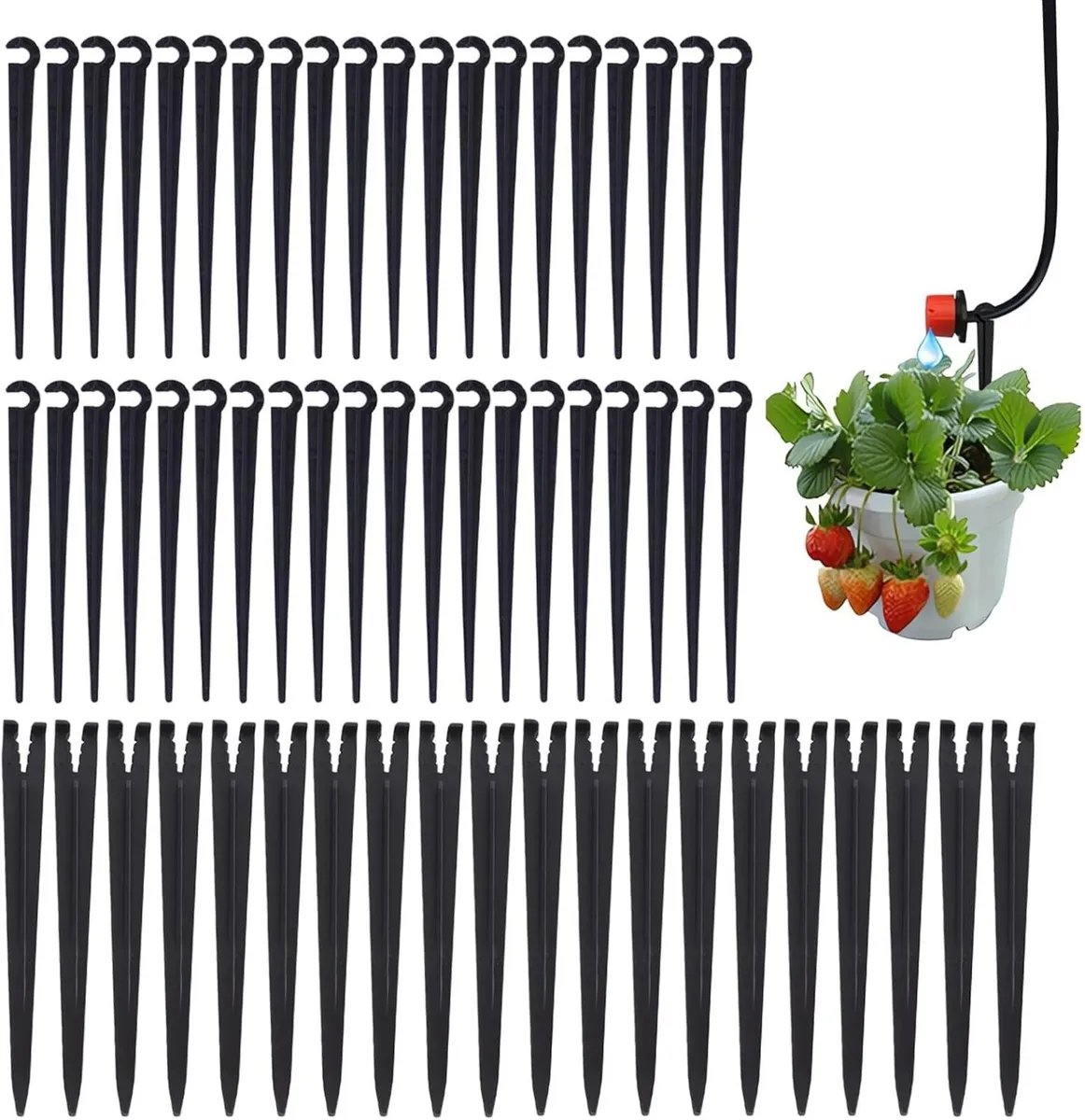 60 Drip Irrigation Support Pegs - Image 3