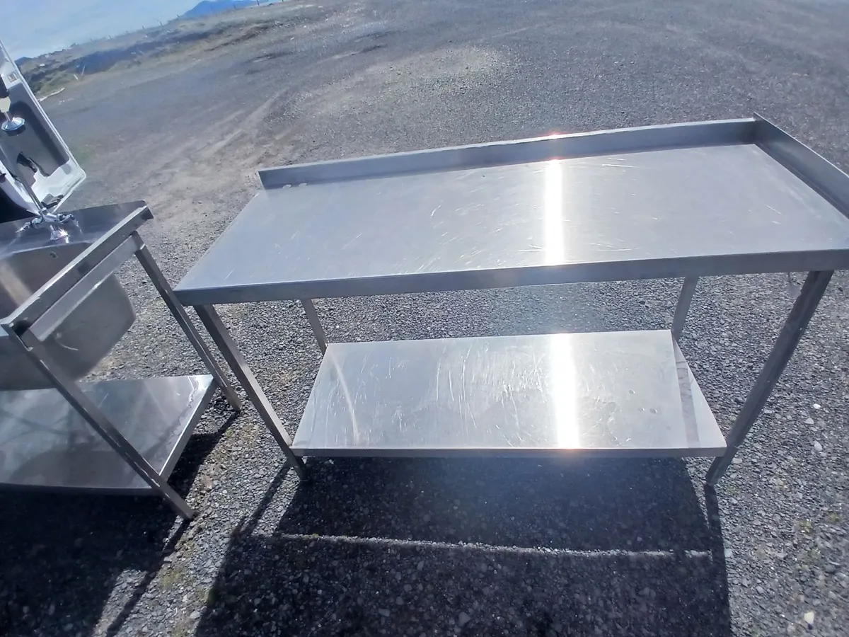 Staneless steel cabbinet  table new delivered - Image 3