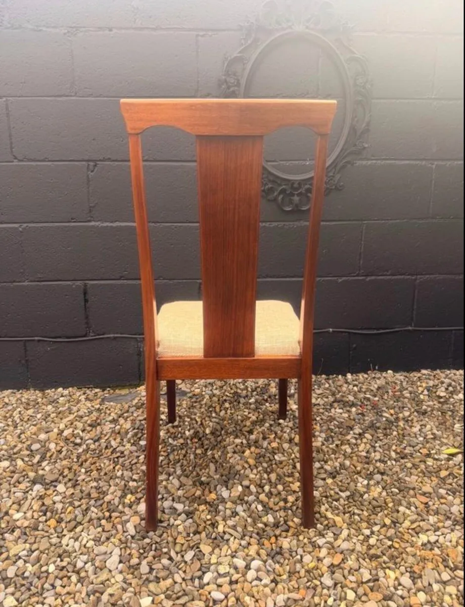 Mid Century Dining Chairs x 4 - Image 4