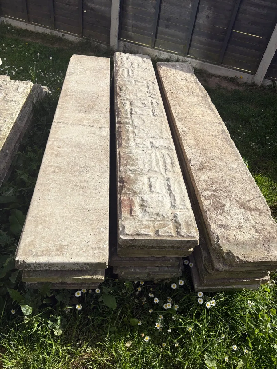 Cement fence panels,base - Image 1
