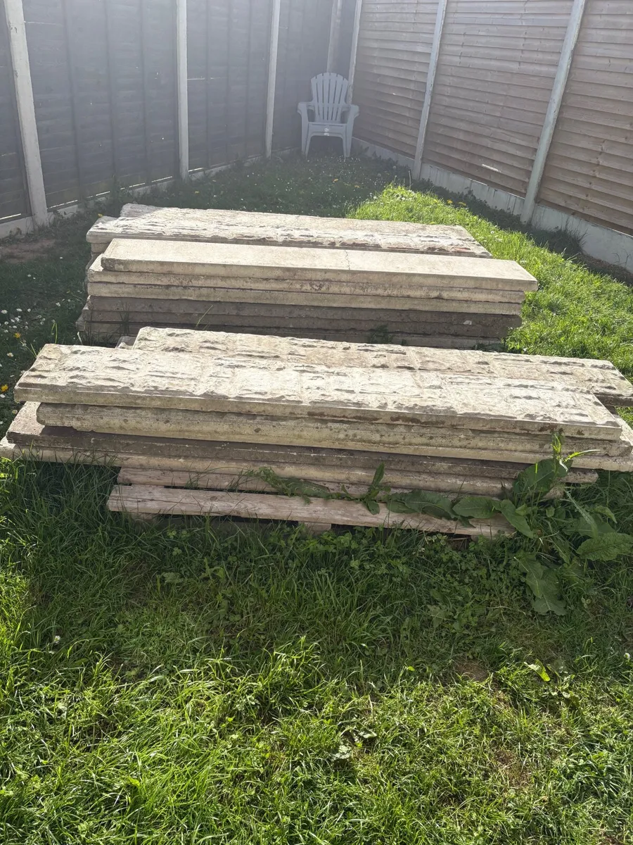Cement fence panels,base - Image 3