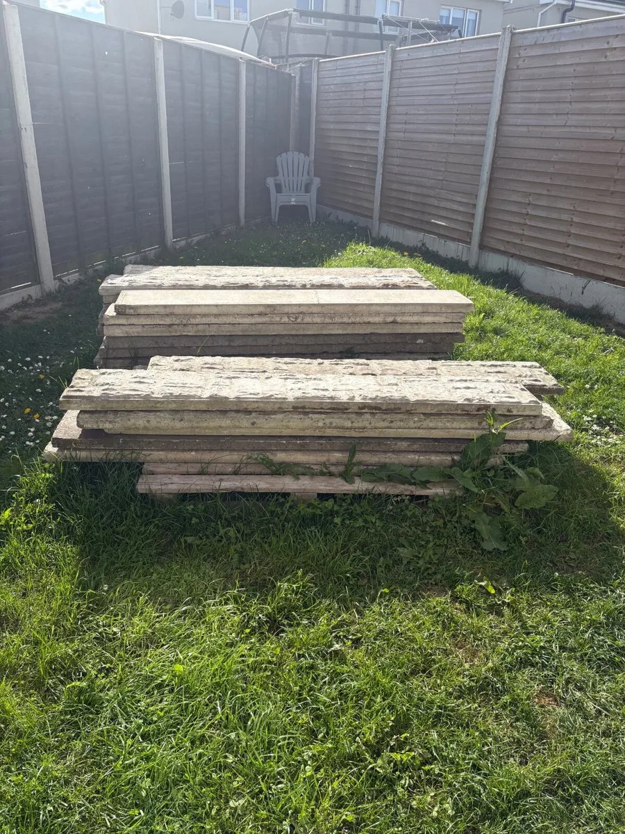 Cement fence panels,base - Image 2