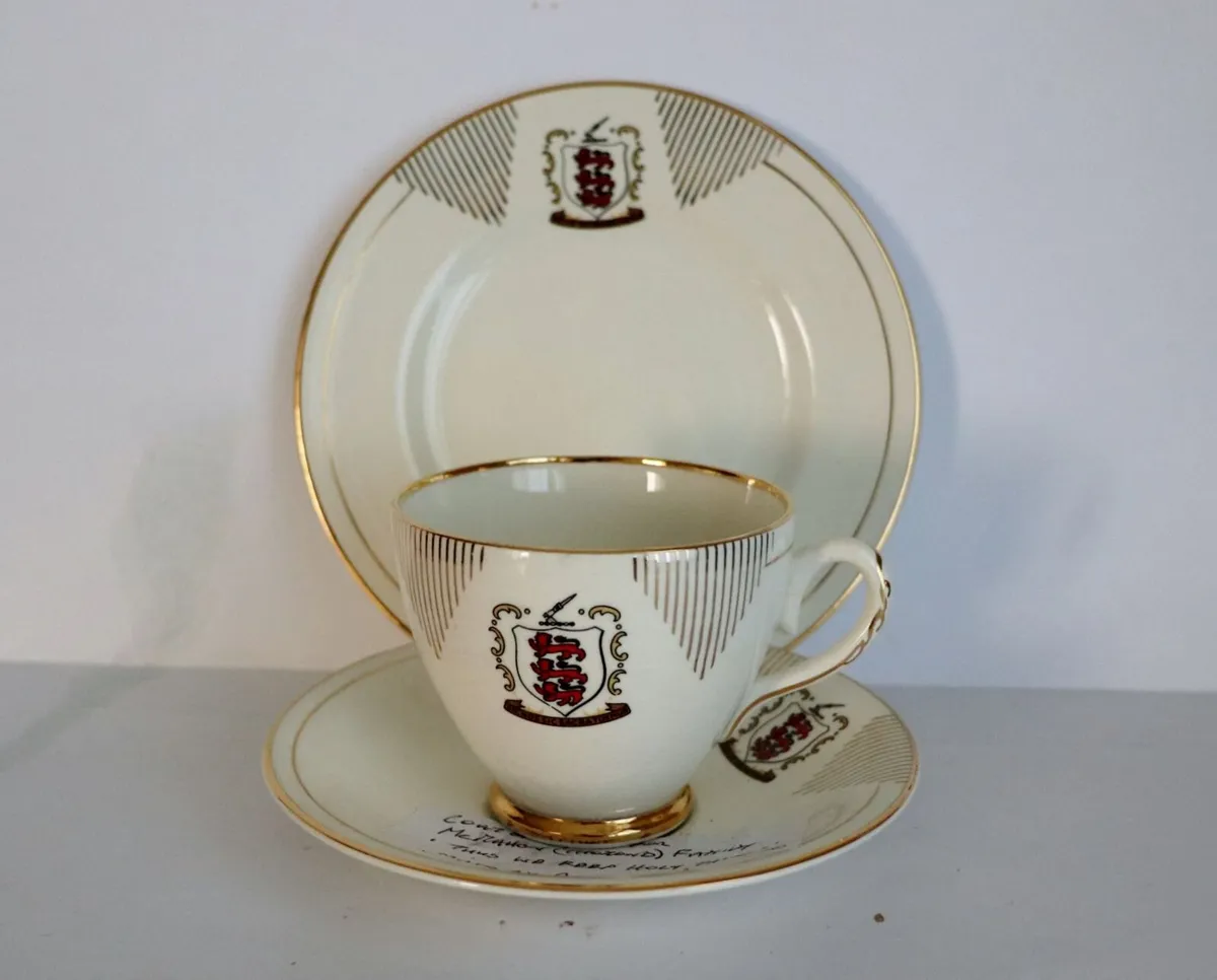 Antique/vintage Arklow Pottery Amorial Tea Set - Image 1