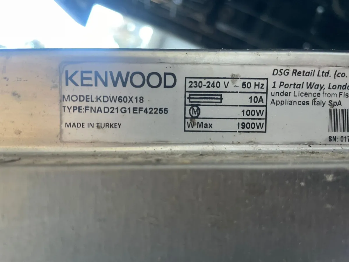 Kenwood dishwasher - Image 2