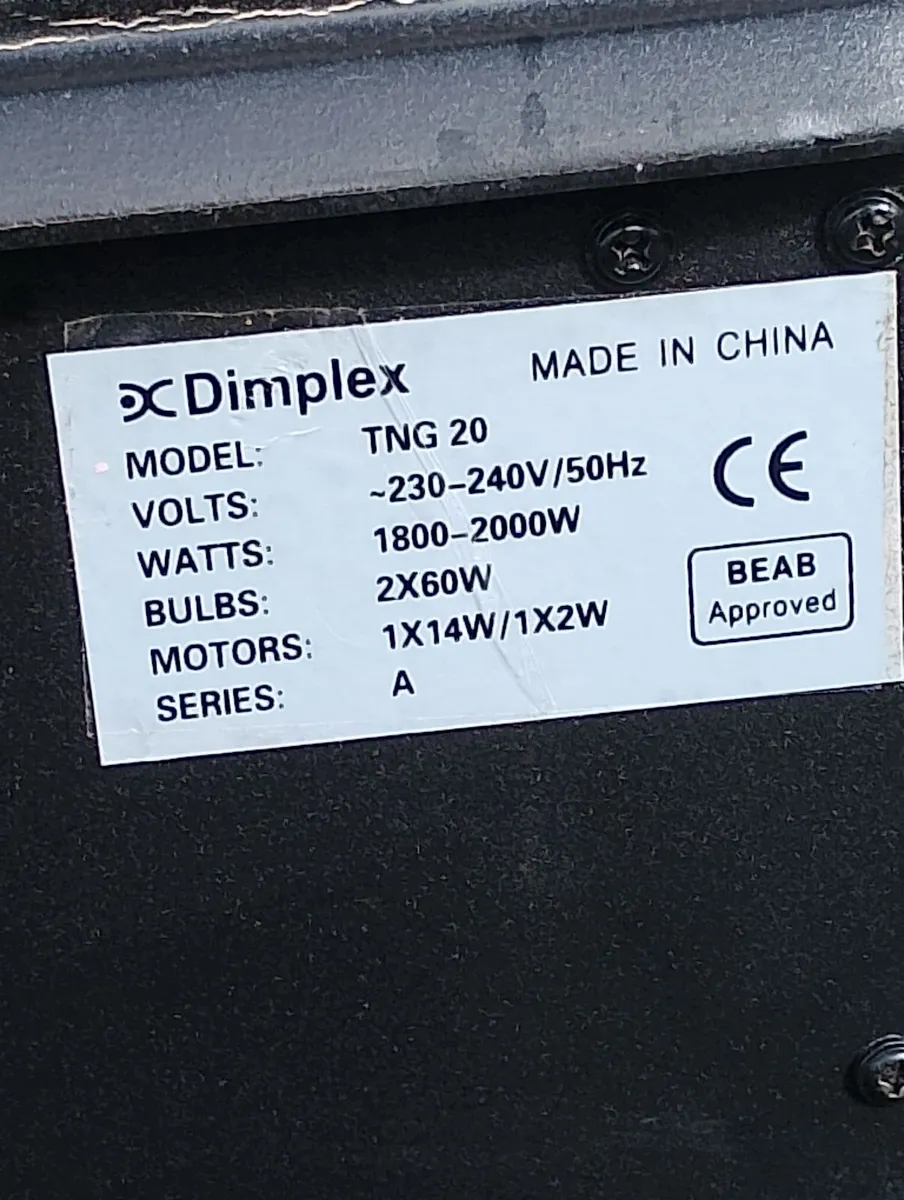 Dimplex electric stove heater - Image 4
