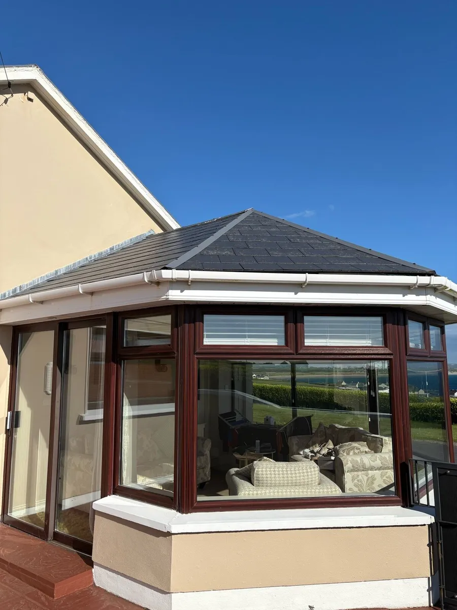 Conservatory windows door and steel frame - Image 1