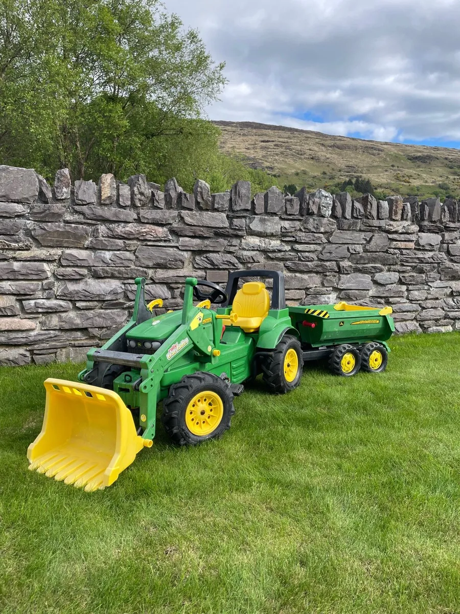Rolly Kids John Deere Peddle Tractor - Image 2