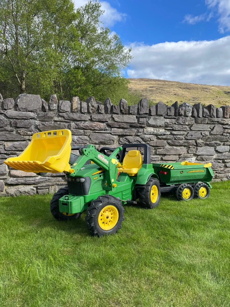Rolly Kids John Deere Peddle Tractor - Image 1