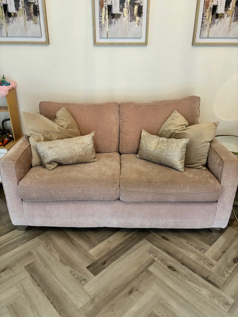 Corner Couch and 2 seater set for sale - Image 2