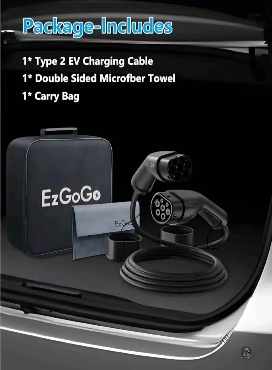 Car charging cable type 2 22kw/32A - Image 1