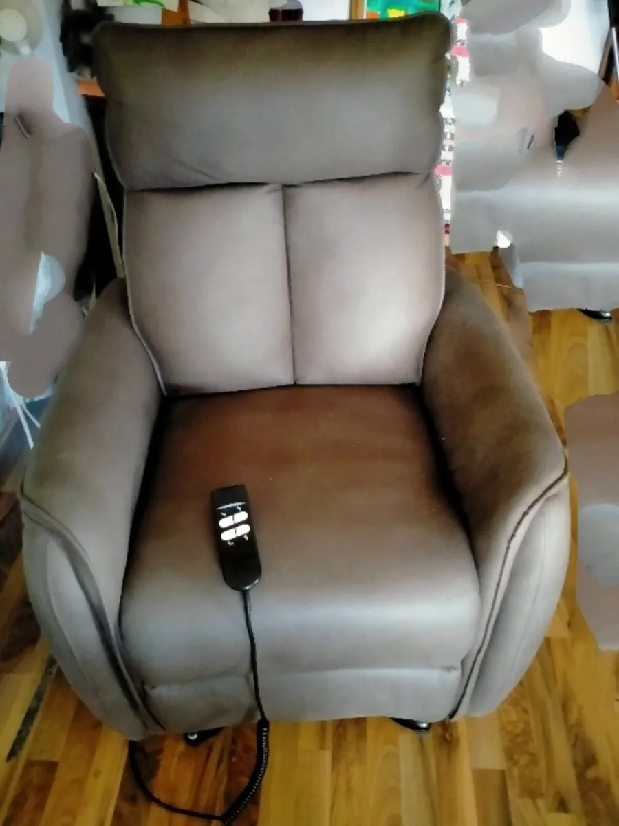 Grey Zayn Lift and Rise Recliner - Image 1