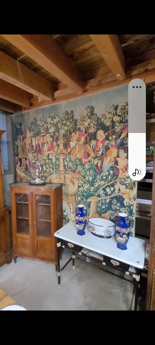 Large French tapestry about 200 cm.
