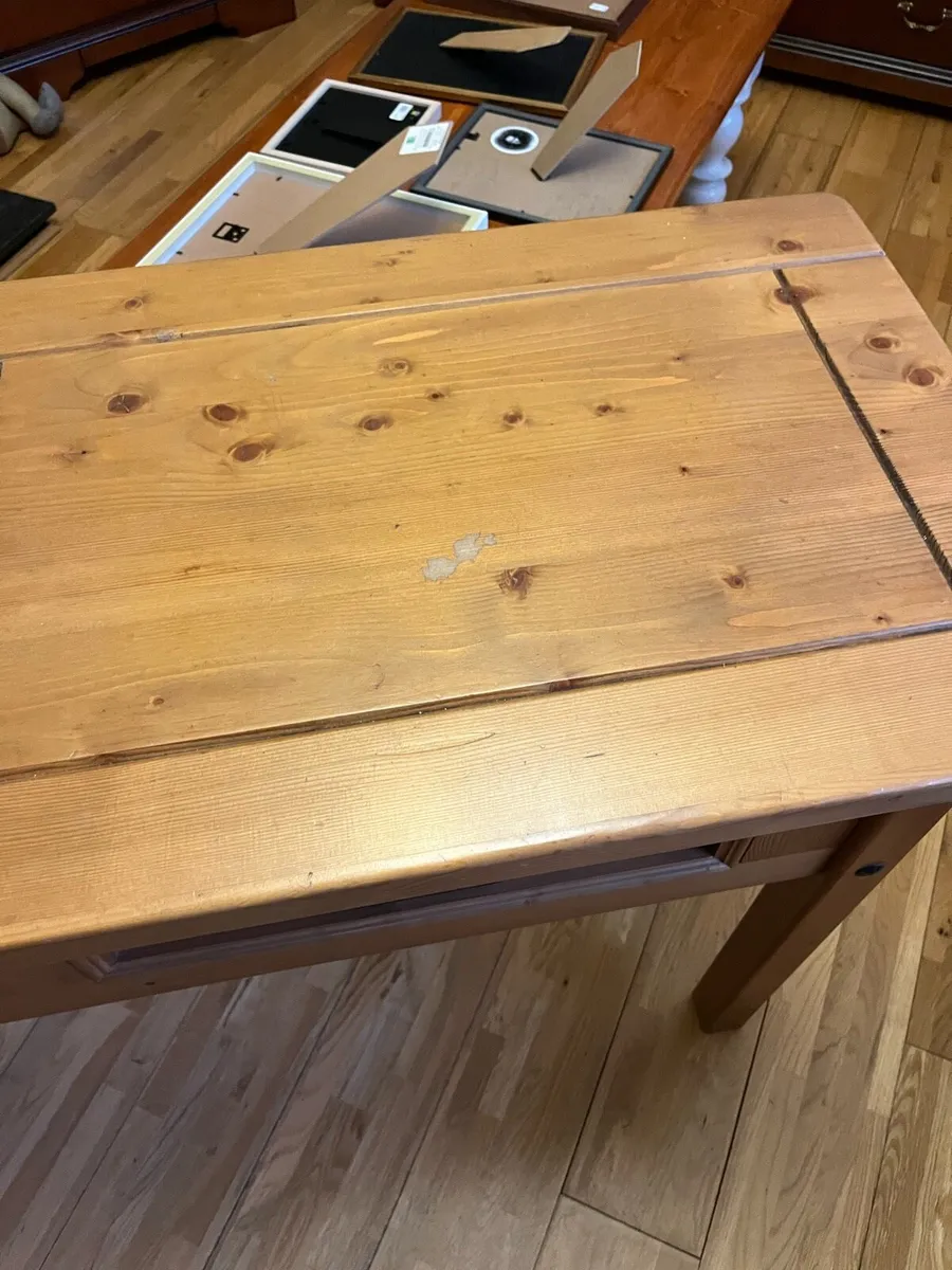 Pine console table - Image 3