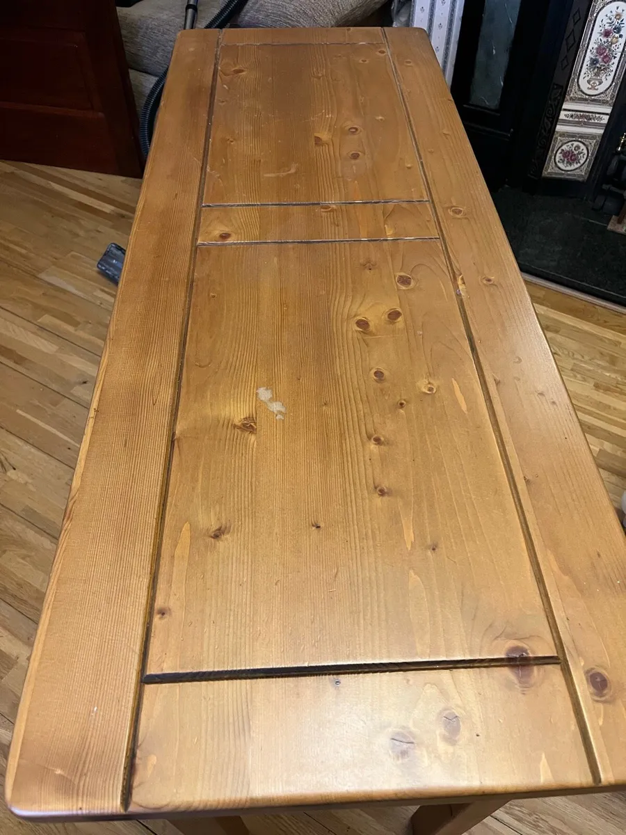 Pine console table - Image 2
