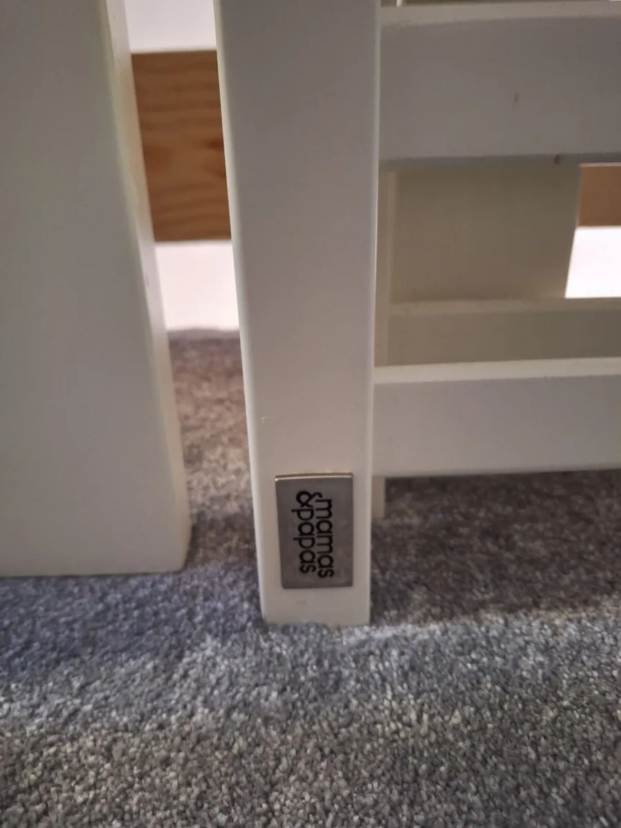 Mamas & Papas space saving cot & mattress - Image 2