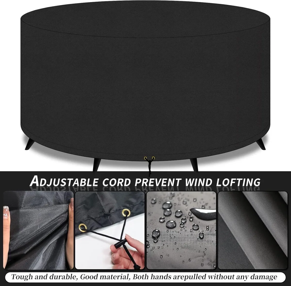 Large Round Garden Table Cover - Image 3