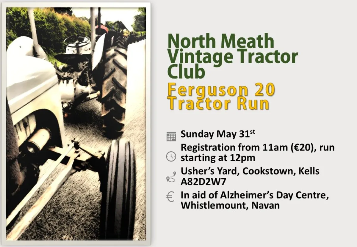 North Meath Vintage Tractor Club Ferguson 20 Run